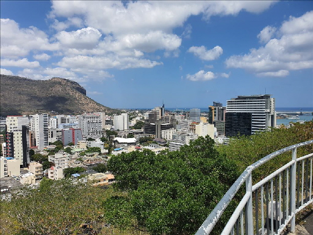 Blick auf Port Louis von der Zitadelle