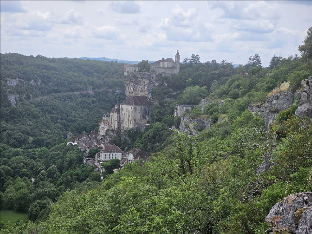 Blick auf Rocamadour