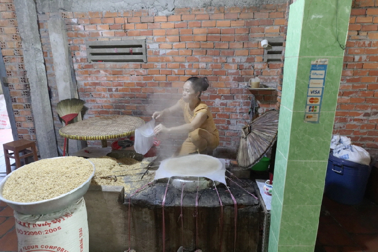 Reispapierherstellung