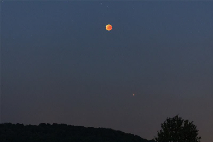 Mond und Mars